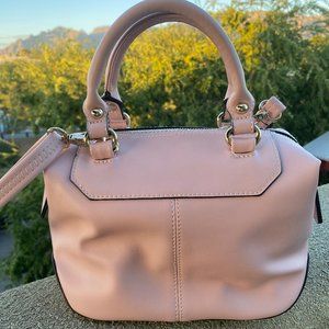 NWT AVI COLLECTION Gemma Blush Pink Mini Duffle Crossbody Bag Purse